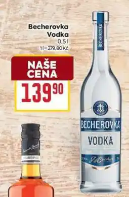 Billa Becherovka Vodka nabídka