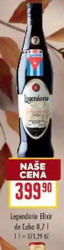Billa Legendario Elixir de Cuba 0,7 l nabídka