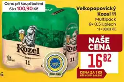 Billa Velkopopovický Kozel 11 nabídka