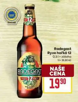 Billa Radegast Rytze hořká 12 nabídka