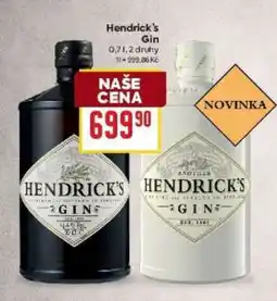 Billa Hendrick’s Gin nabídka