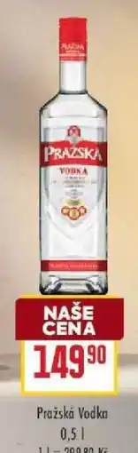 Billa Pražská Vodka nabídka