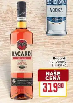Billa Bacardi nabídka