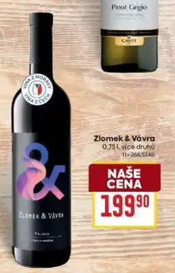 Billa Zlomek & Vávra nabídka