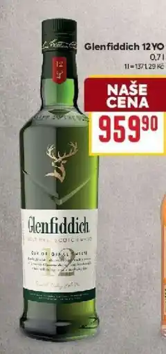 Billa Glenfiddich 12YO nabídka