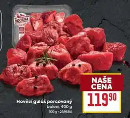 Billa Hovězí guláš porcovaný nabídka