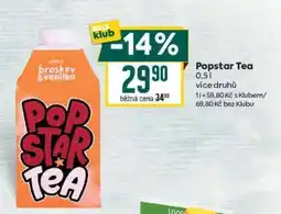 Billa POPSTAR TEA nabídka