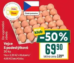 Billa Vejce S podestýlková nabídka