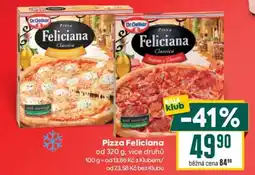 Billa Pizza Feliciana nabídka