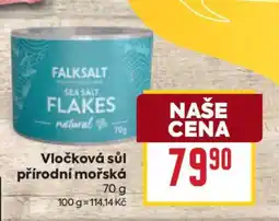 Billa Vločková sůl přírodní mořská nabídka