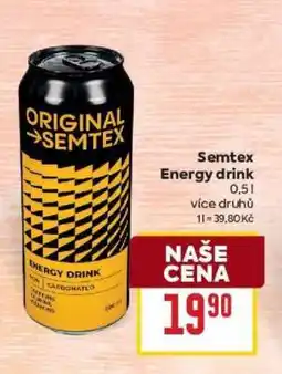 Billa Semtex Energy drink nabídka