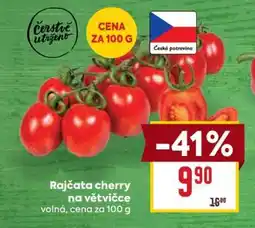 Billa Rajčata cherry na větvičce nabídka