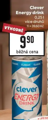 Billa Clever Energy drink nabídka