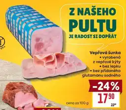 Billa Vepřová šunka nabídka