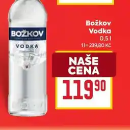 Billa Božkov Vodka nabídka