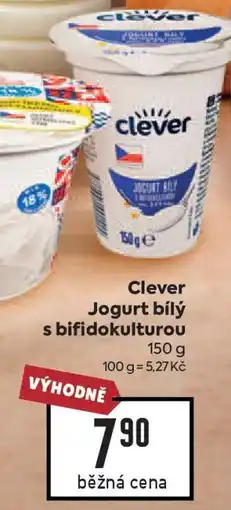 Billa Clever Jogurt bílý s bifidokulturou nabídka