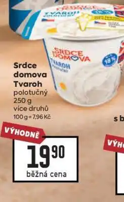 Billa Srdce domova Tvaroh nabídka
