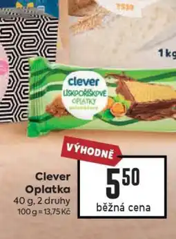 Billa Clever Oplatka nabídka