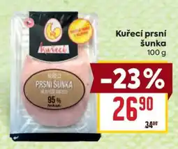 Billa Kuřecí prsní šunka nabídka