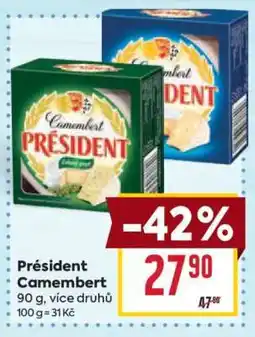 Billa Président camembert nabídka