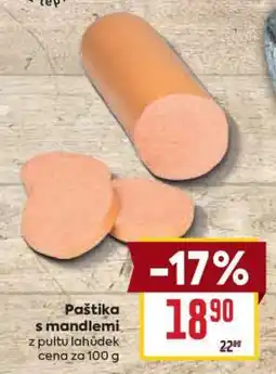 Billa Paštika s mandlemi nabídka