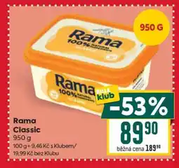 Billa Rama Classic nabídka