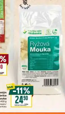 Billa RÝŽOVÁ MOUKA nabídka