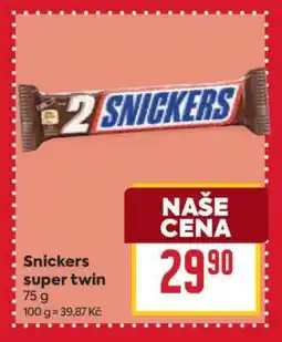 Billa Snickers Super twin nabídka