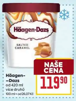 Billa Häagen Dazs nabídka