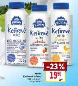 Billa Kunín Kefírové mléko nabídka