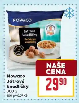 Billa Nowaco Játrové knedlíčky nabídka