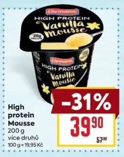 Billa High protein mousse nabídka