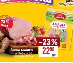 Billa Šunka Amálka nabídka