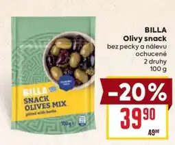 Billa BILLA Olivy snack nabídka