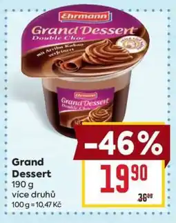 Billa Grand Dessert nabídka