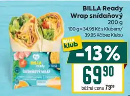 Billa BILLA Ready Wrap snídaňový nabídka