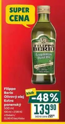 Billa Filippo Berio Olivový olej extra panenský nabídka