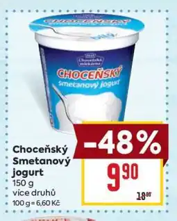 Billa Choceňský smetanový jogurt nabídka