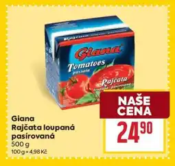 Billa Giana Rajčata loupaná pasírovaná nabídka