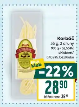 Billa Korbáč nabídka