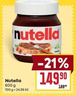 Billa Nutella nabídka