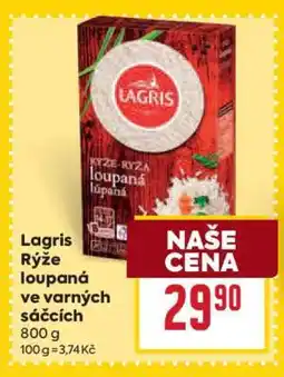 Billa Lagris Rýže loupaná ve varných sáčcích nabídka