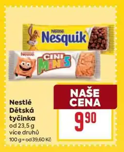 Billa Nestlé Dětská tyčinka nabídka