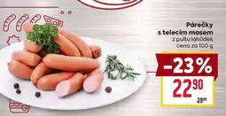 Billa Párečky s telecím masem nabídka