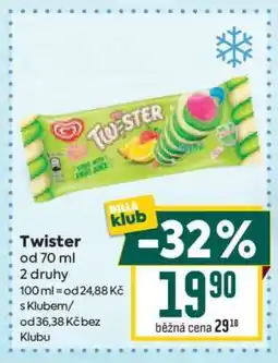 Billa TWISTER nabídka