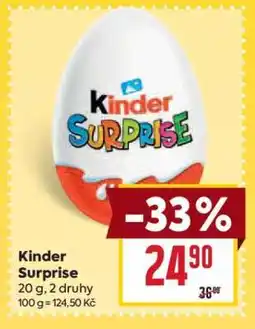 Billa KINDER SURPRISE nabídka