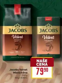 Billa Jacobs Velvet Mletá káva nabídka