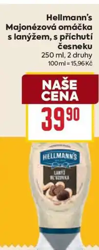 Billa Hellmann’s Majonézová omáčka s lanýžem, s příchutí česneku nabídka