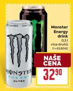 Billa Monster Energy drink nabídka