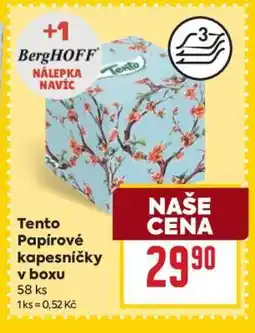 Billa Tento Papírové kapesníčky v boxu nabídka